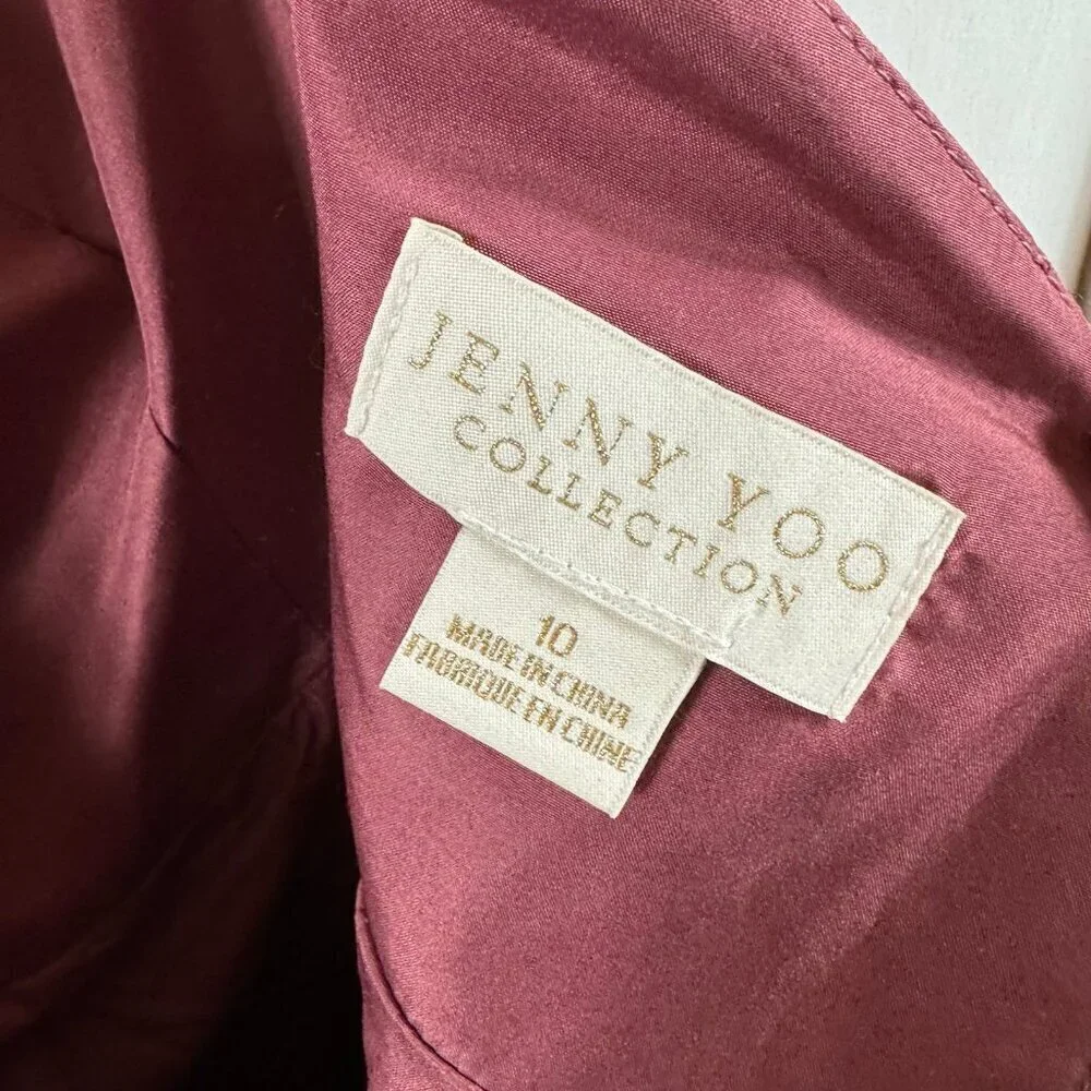 JENNY YOO Kora cinnamon rose.  Bridesmaid dress, formal gown.